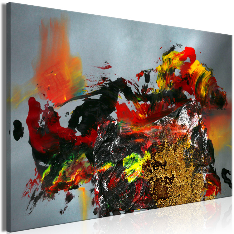 Canvas Print Colorful Playground (1-piece) Wide - artistic abstraction 142644 additionalImage 2