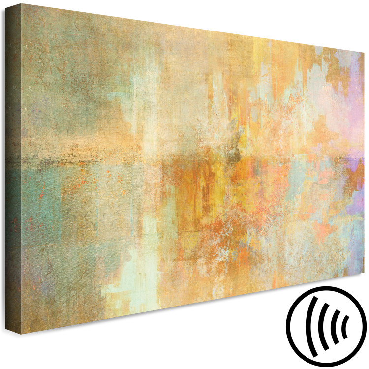 Canvas Print Sunny Uprising (1-piece) - unique abstraction in colorful background 145144 additionalImage 6