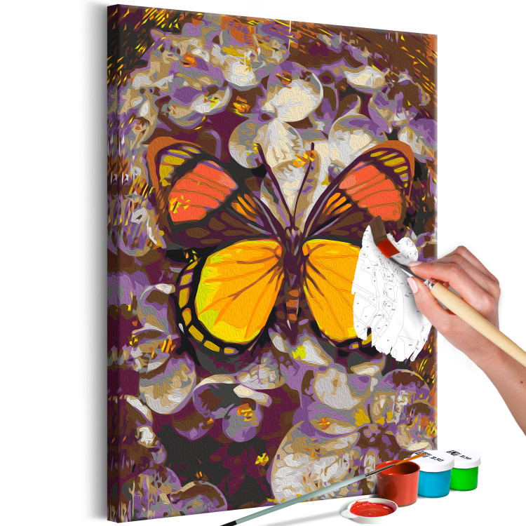 Paint by Number Kit Amber Dream - Butterfly with Yellow and Orange Wings 146544 additionalImage 5