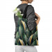 Shopping Bag Gold-green leaves - a floral pattern 147544 additionalThumb 3