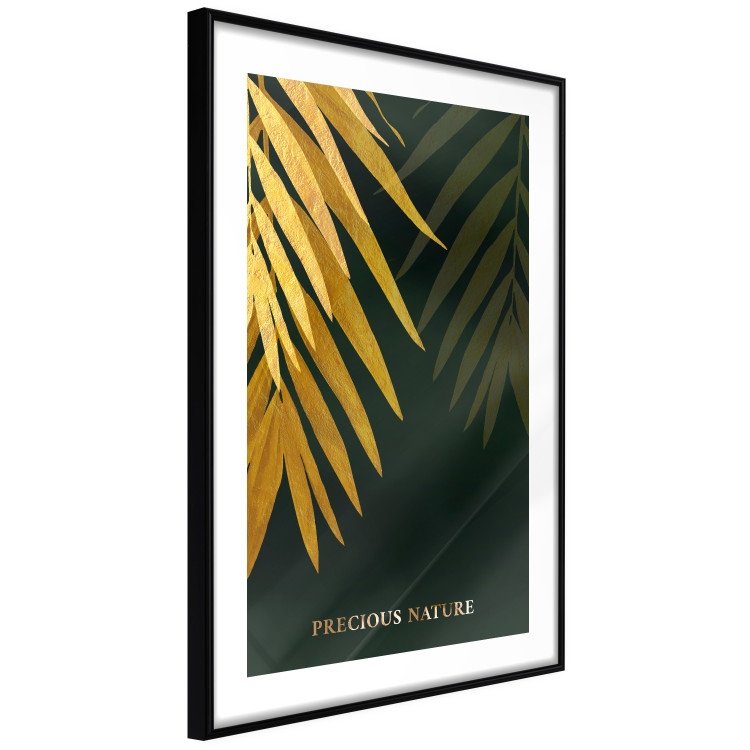 Poster Exotic Nature - Tropical Plants on a Dark Green Background 148944 additionalImage 9