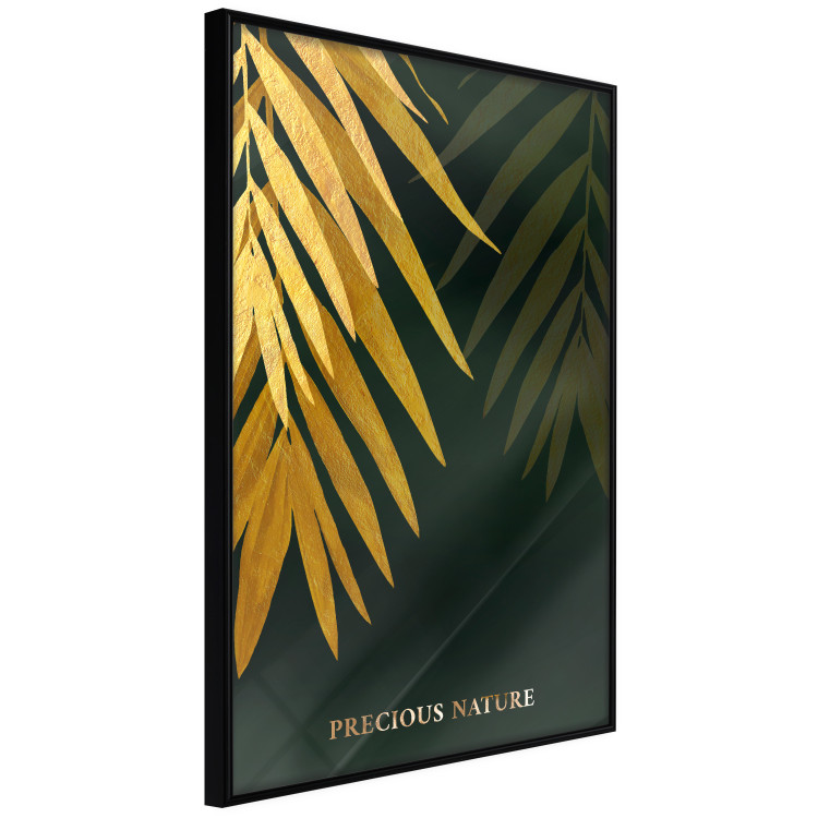 Poster Exotic Nature - Tropical Plants on a Dark Green Background 148944 additionalImage 2