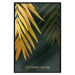Poster Exotic Nature - Tropical Plants on a Dark Green Background 148944 additionalThumb 11