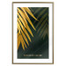 Poster Exotic Nature - Tropical Plants on a Dark Green Background 148944 additionalThumb 24
