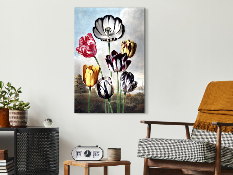 Canvas Wonders of Nature - Spring Landscape With Colorful Tulips 149744 additionalImage 3