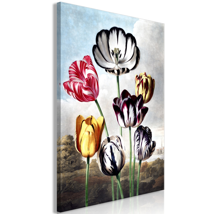 Canvas Wonders of Nature - Spring Landscape With Colorful Tulips 149744 additionalImage 2