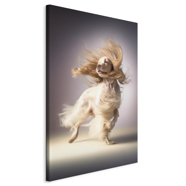 Canvas AI Dog Cocker Spaniel - Long-Haired Animal in the Wind - Vertical 150244 additionalImage 2