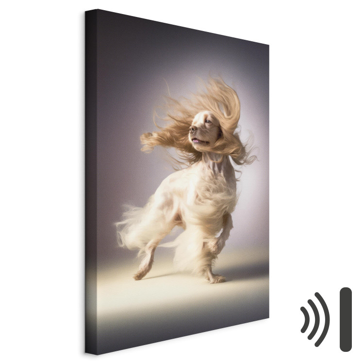 Canvas AI Dog Cocker Spaniel - Long-Haired Animal in the Wind - Vertical 150244 additionalImage 8