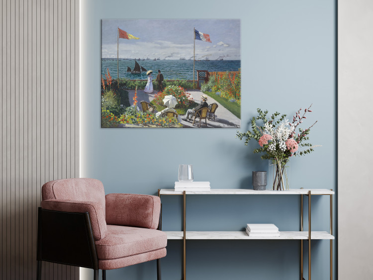 Reproduction Painting Terrace by the Sea in Saint Adresse 150344 additionalImage 3
