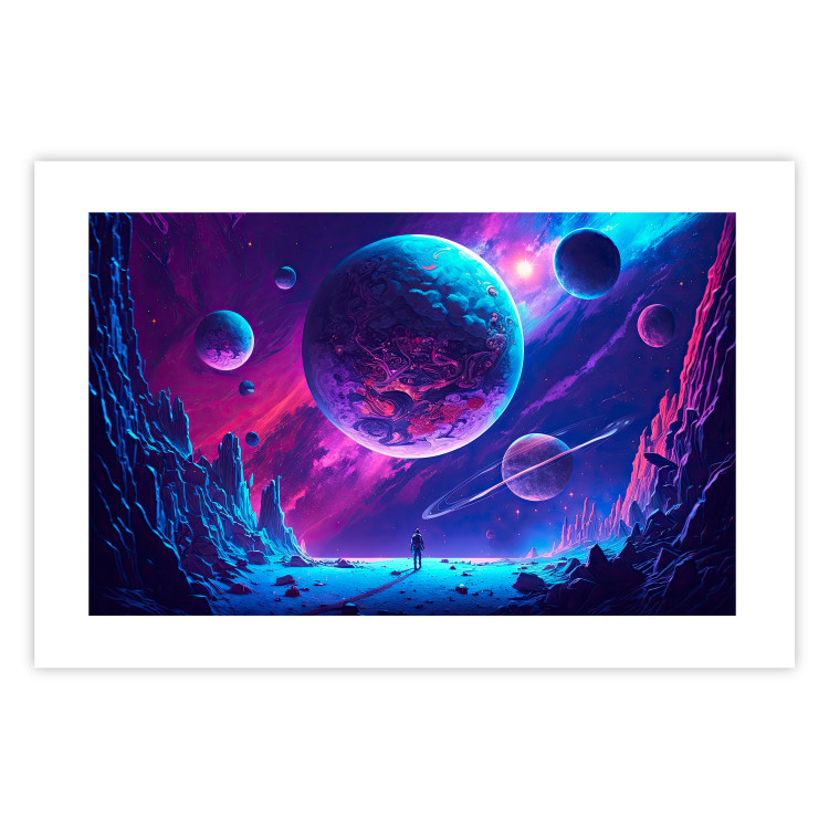 Poster Galactic Explorer - Rocky Planet in Space 150644 additionalImage 16
