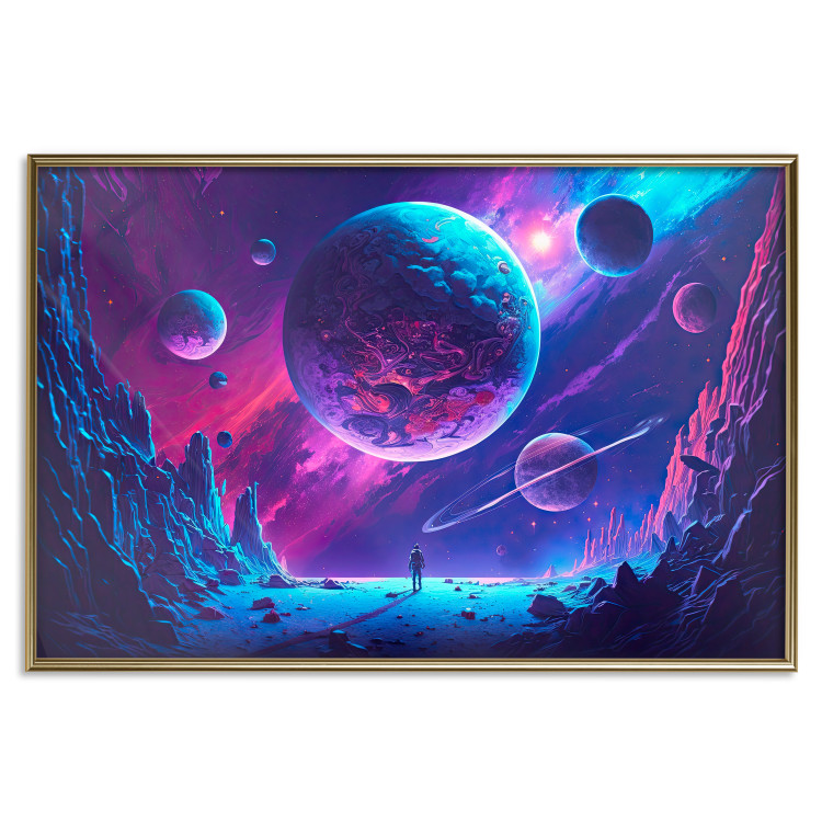 Poster Galactic Explorer - Rocky Planet in Space 150644 additionalImage 19