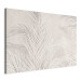 Canvas Palm Trees in the Wind - Gray Twigs With Leaves on a Light Beige Background 151244 additionalThumb 2