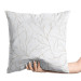 Decorative Velor Pillow Minimalism of Twigs - Organic Composition With Delicate Plants 151344 additionalThumb 2