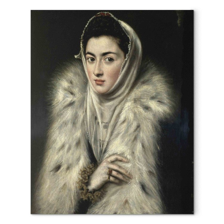 Art Reproduction The Lady with the fur 155244