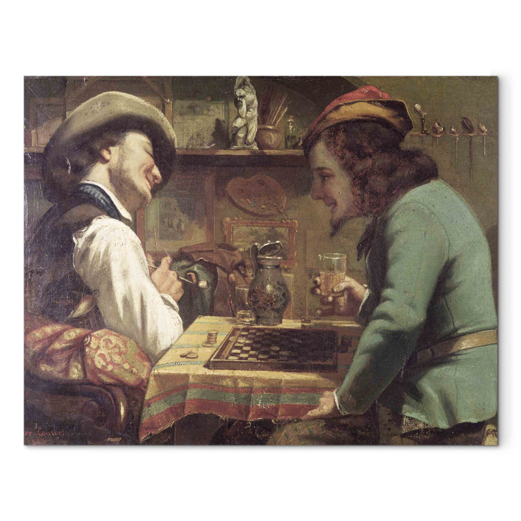 Reproduction Painting The Game of Draughts 156444