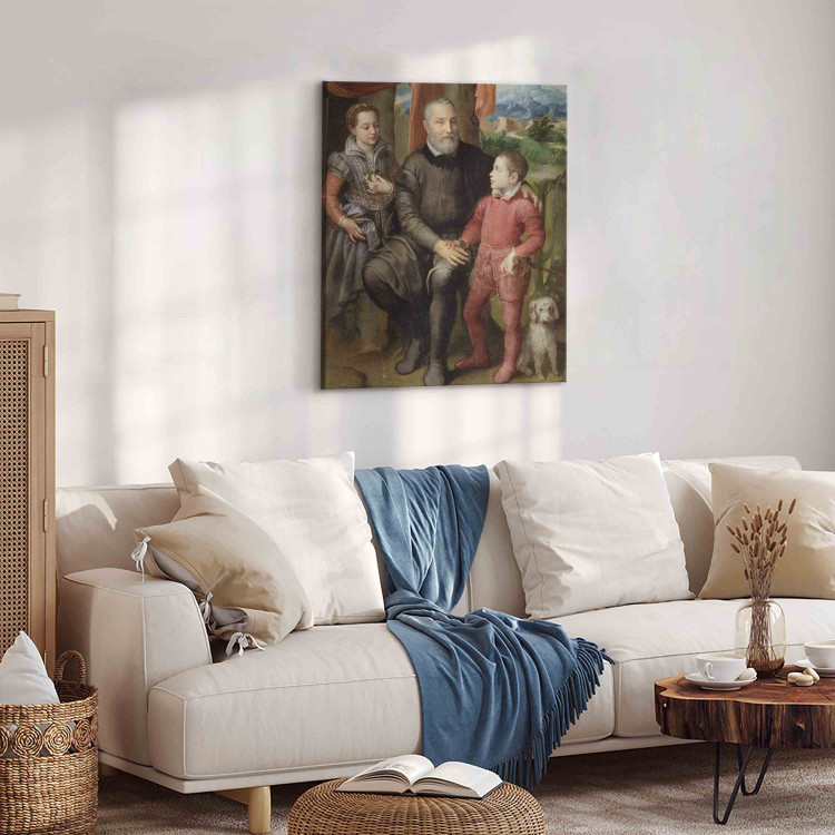 Reproduction Painting Portrait of the artist's family, Minerva (sister) Amilcare (father) and Asdrubale 158544 additionalImage 4