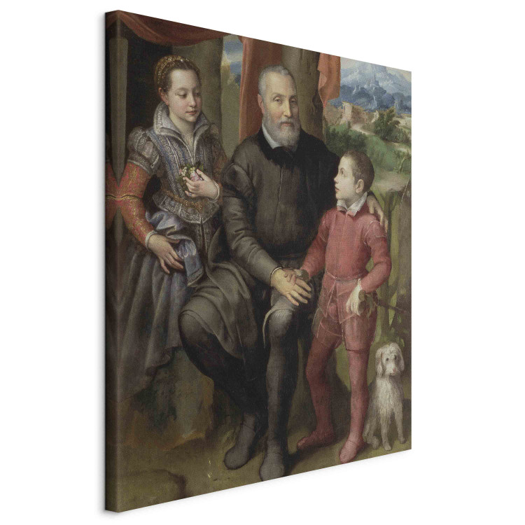 Reproduction Painting Portrait of the artist's family, Minerva (sister) Amilcare (father) and Asdrubale 158544 additionalImage 2