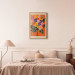 Wall Poster Bouquet of Flowers - A Colorful Composition on an Orange Background 159944 additionalThumb 12