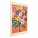 Wall Poster Bouquet of Flowers - A Colorful Composition on an Orange Background 159944 additionalThumb 6