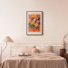 Wall Poster Bouquet of Flowers - A Colorful Composition on an Orange Background 159944 additionalThumb 26