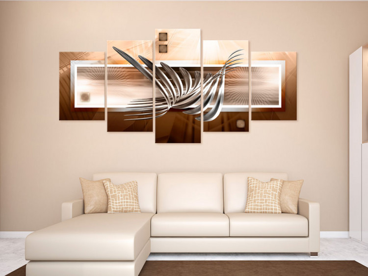 Canvas Print Silver waves 56244 additionalImage 3