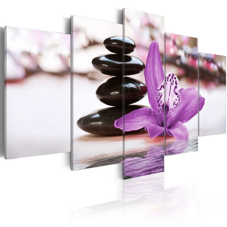 Canvas Orchid, stones and zen 58844 additionalImage 2