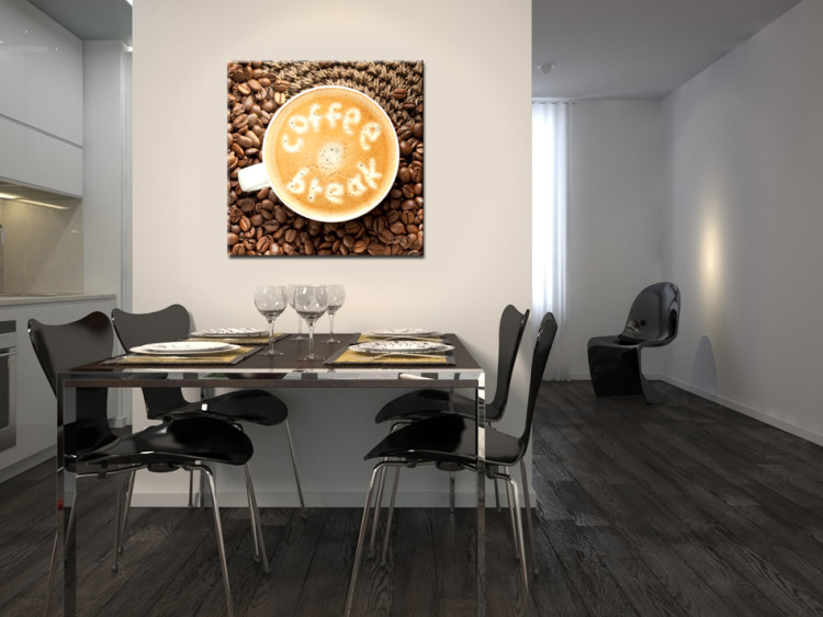 Canvas Art Print Coffee time 59044 additionalImage 2