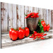 Canvas Print Red Vegetables (1 Part) Wood Narrow 107954 additionalThumb 2