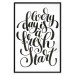 Wall Poster Every Day a Fresh Start - black and white motivational English quote 114654 additionalThumb 25