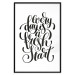 Wall Poster Every Day a Fresh Start - black and white motivational English quote 114654 additionalThumb 15
