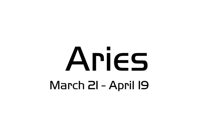 Wall Poster Aries - simple black and white composition with zodiac sign and text 117054 additionalImage 8