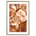 Poster Warm Scent - large and small plant flowers in autumn sepia tone 123854 additionalThumb 23