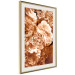 Poster Warm Scent - large and small plant flowers in autumn sepia tone 123854 additionalThumb 2