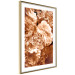 Poster Warm Scent - large and small plant flowers in autumn sepia tone 123854 additionalThumb 8