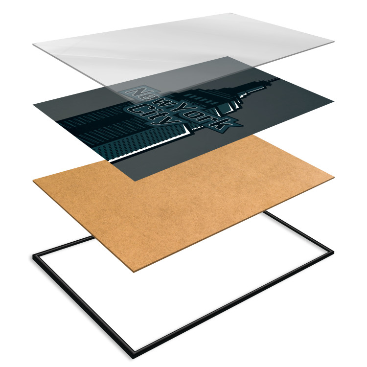 Poster Spice Scent - winter cinnamon spice lying on a wooden table 124454 additionalImage 27