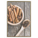 Poster Spice Scent - winter cinnamon spice lying on a wooden table 124454 additionalThumb 20