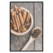 Poster Spice Scent - winter cinnamon spice lying on a wooden table 124454 additionalThumb 24