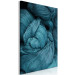 Canvas Print River of wool - an abstract depicting weave of turquoise yarns 124954 additionalThumb 2