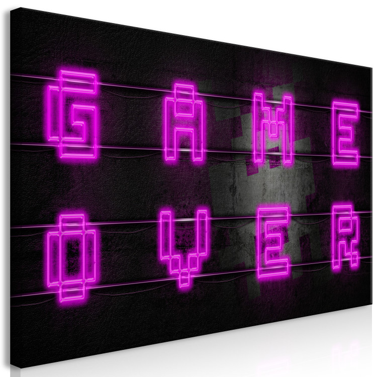 Large canvas print Pink Neon II [Large Format] 125554 additionalImage 2