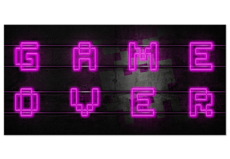 Large canvas print Pink Neon II [Large Format] 125554