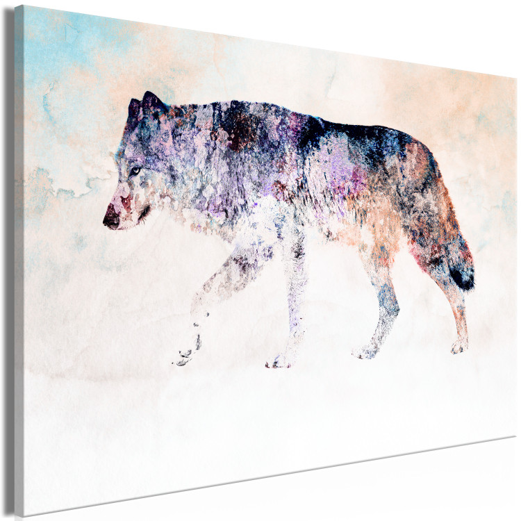 Large canvas print Lonely Wolf [Large Format] 126954 additionalImage 2