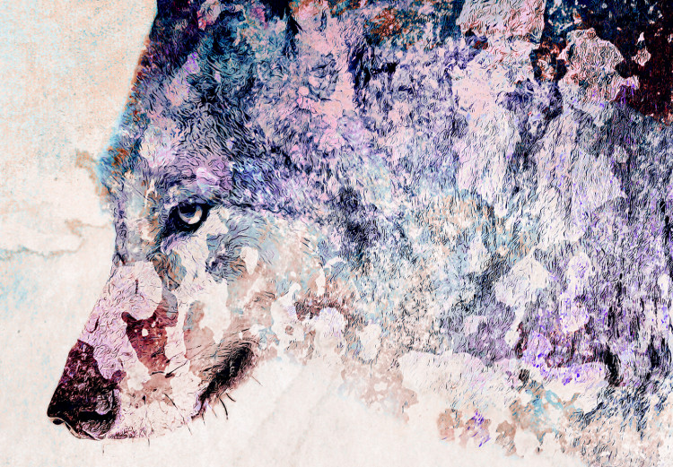 Large canvas print Lonely Wolf [Large Format] 126954 additionalImage 4