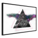 Poster Triangle Mirror - geometric abstract composition on a white background 129154 additionalThumb 11