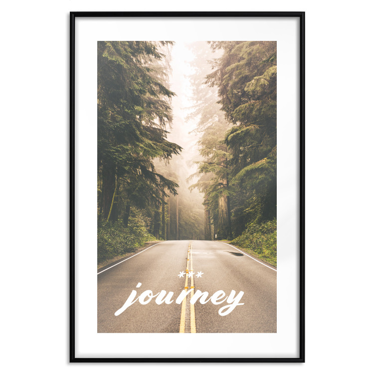 Poster Journey into the Unknown - English text on a forest road background 130454 additionalImage 18