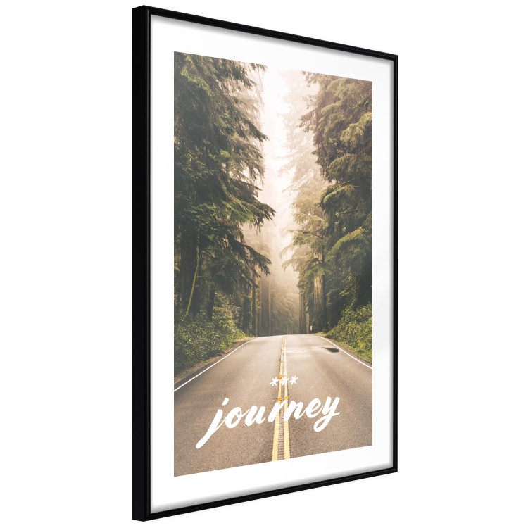 Poster Journey into the Unknown - English text on a forest road background 130454 additionalImage 6