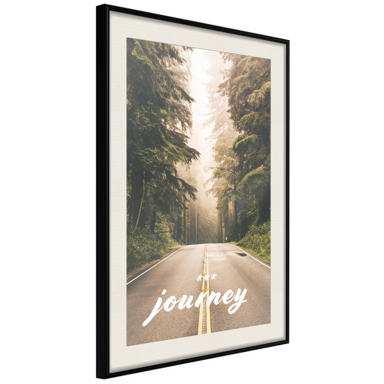 Poster Journey into the Unknown - English text on a forest road background 130454 additionalImage 2