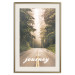 Poster Journey into the Unknown - English text on a forest road background 130454 additionalThumb 20