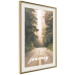 Poster Journey into the Unknown - English text on a forest road background 130454 additionalThumb 3