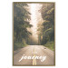 Poster Journey into the Unknown - English text on a forest road background 130454 additionalThumb 17