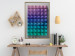 Poster Stillness - multicolored composition of a 3D-like geometric figure 130554 additionalThumb 7